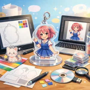 アクリルグッズデザイン入稿サポートとテンプレート活用法完全ガイド